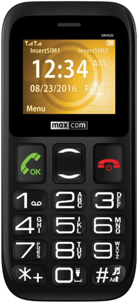 MaxCom Comfort MM426 - Φθηνό κινητό με μεγάλα πλήκτρα